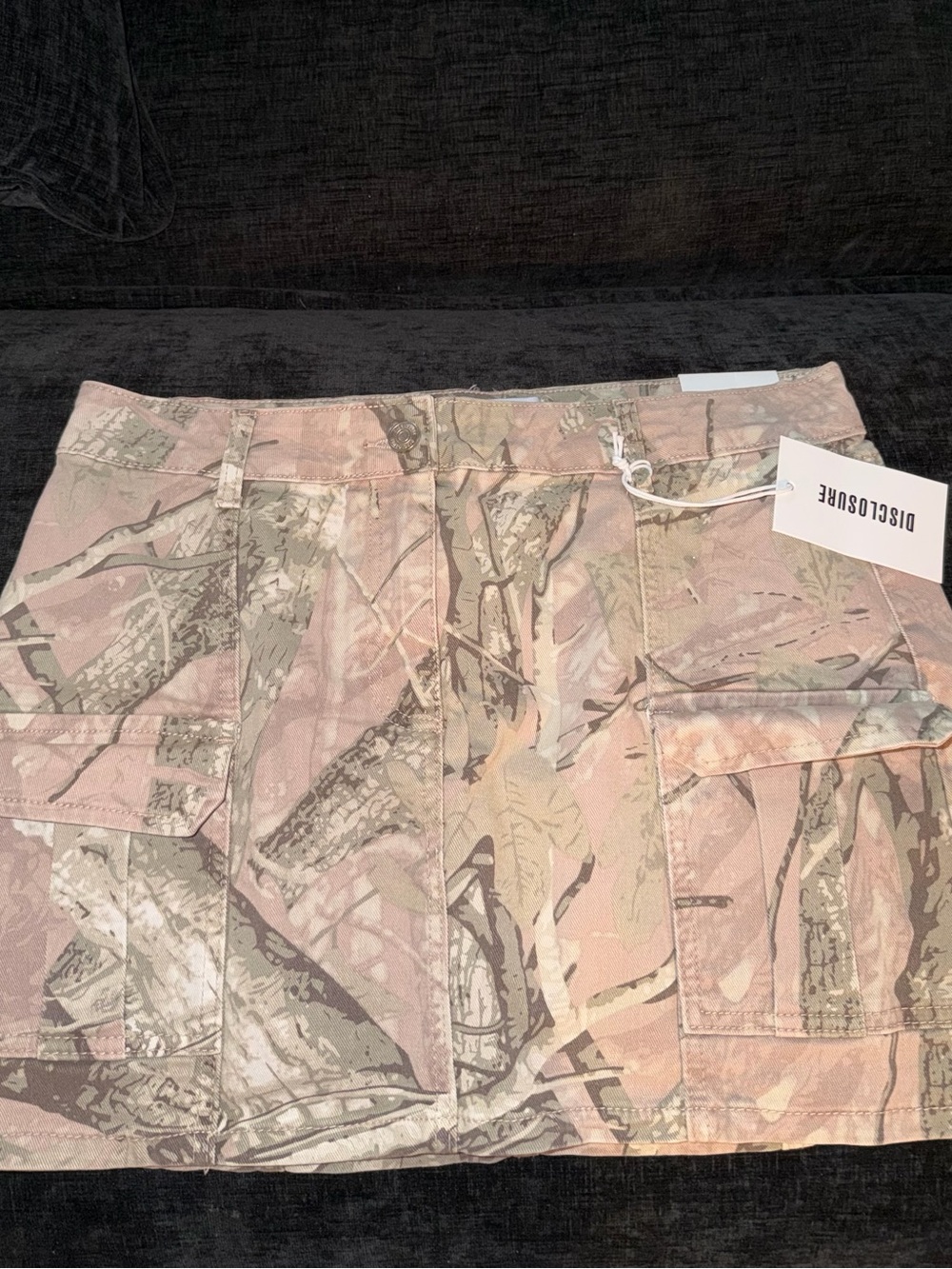 Women’s Pink Camo Cargo skirt
